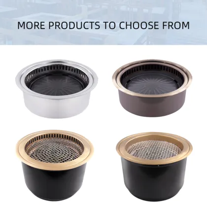 High end restaurant Korean BBQ table