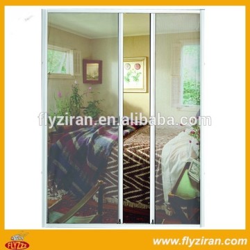 Hot sale Aluminium roll up insect screen door with fiberglass mesh