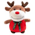 Mignon Chubby Christmas Moose Toy Throw