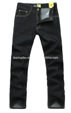 Contrast Tread Embroidery Jeans