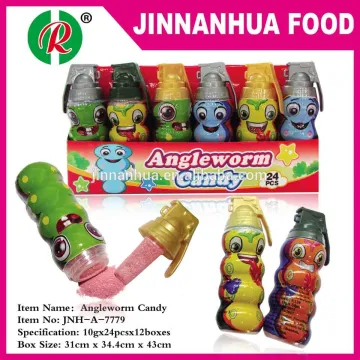 angleworm candy with powder