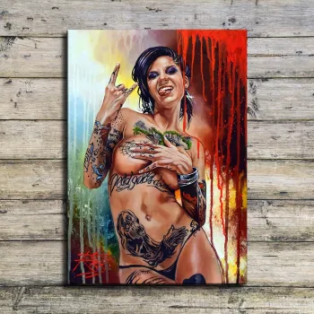 Hip-hop Tattoo Women Canvas Painting Hip Hop Sexy Nude Girl Poster For Living Room Bedroom Wall Decor Art Painting Cuadros