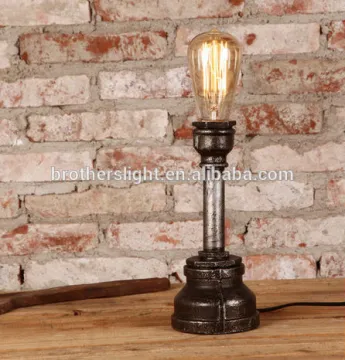 Vintage copper table lamp for edison bulb