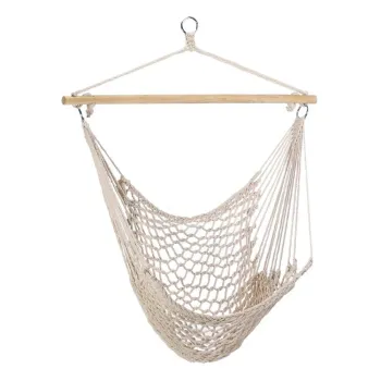 BODI Outdoor Hanging Chair - Wooden Bar Camping Swing Chair