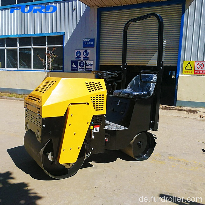 Neue 800 kg Mini Tandem Drum Road Roller mit gutem Preis