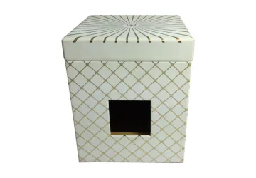 fancy display box cardboard paper with window