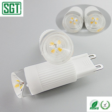 high quality 85 to 265v mini led high lumen g9 lamps smd3030 bulb