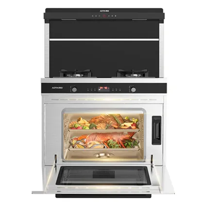 Intuitive Display Super Sound-Off Integrated Stove