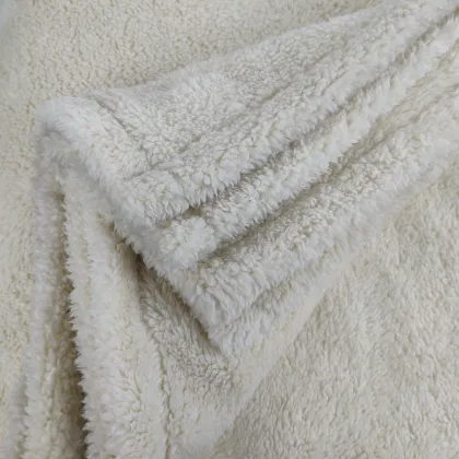 100% polyester shu velveteen blanket