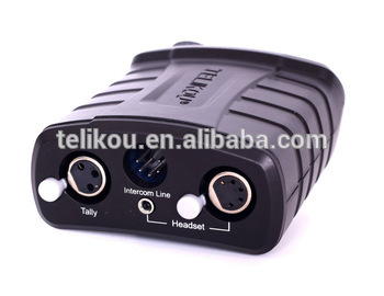 BK-105 Plastic case Belt pack with TL-2 Tally Belt Pack of Wired Intercom