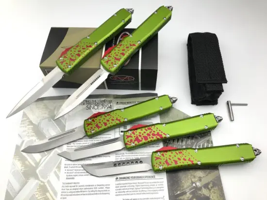 OTF knife Aluminum Handle Spring Assisted Double Action