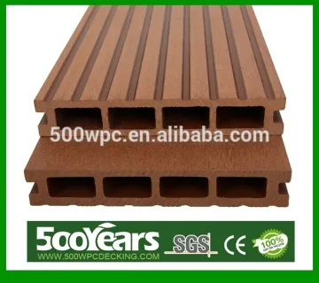 145 * 25mm wood plastic composite decking / WPC decking / outdoor wood decking for outdoor
