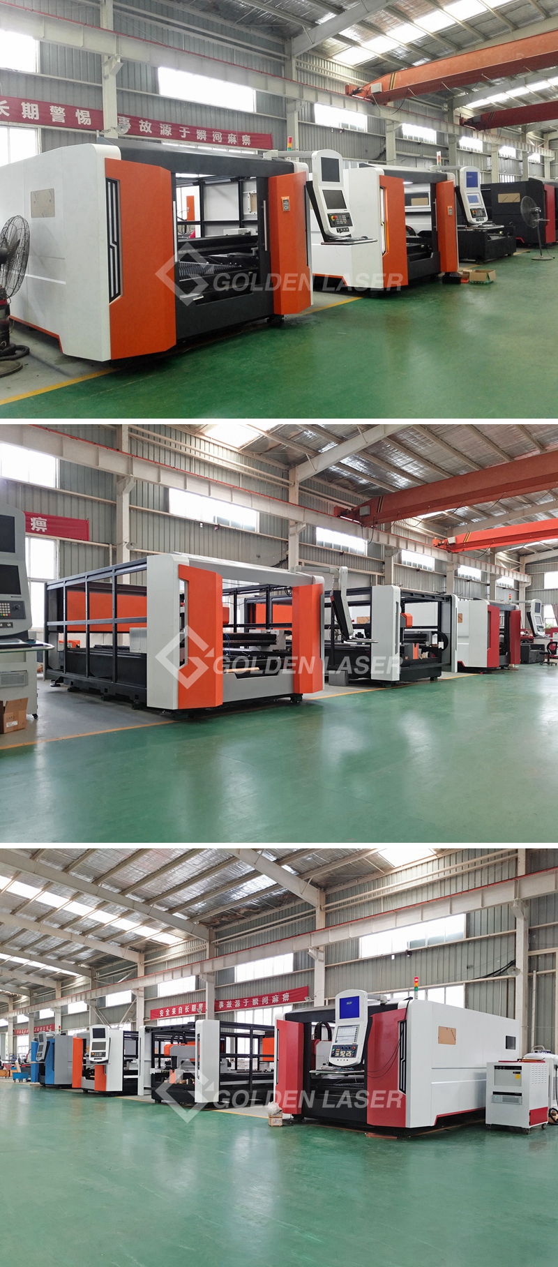 Fiber Laser Cutting Machines in Production GF-1530JH