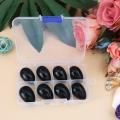 8-piece loose gemstone egg shaped crystal gem Chakra Healing balance kit with box for collectors aura therapists and yoga pract