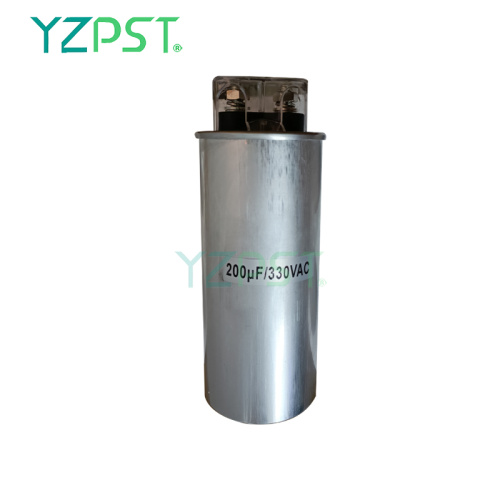 Cilindro de alumínio pode óleo tipo capacitor de filtro AC