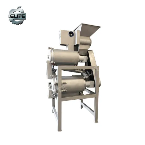 Good Quality Pulping Machine with Single or Double Channels for Industrial Use