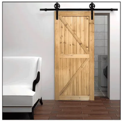 Big Wheel Sliding Barn Door Hardware