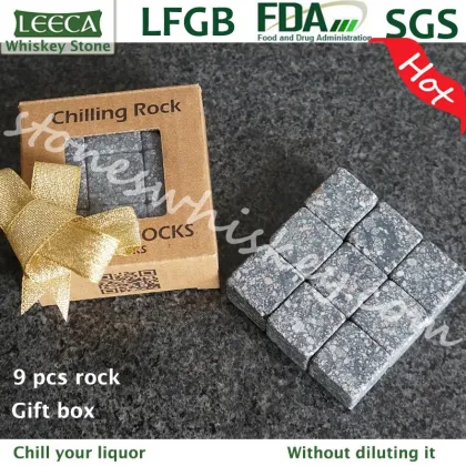 High quality chilled whisky granite ice cube stone