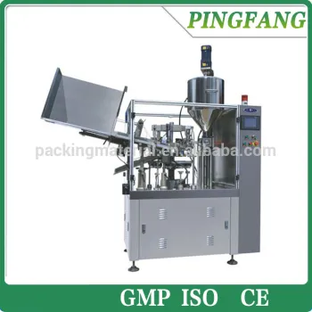QGGF-60Z-C Auto Metal Tube Filling Sealing Machine for Skin Cream Hair dye Chemical