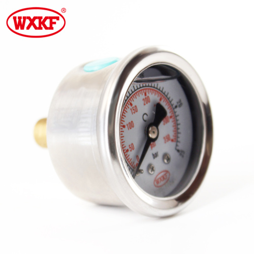 1/4NPT thread 2.5 inch 0-100PSI/BAR air pressure gauge