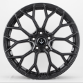 Matt black passenger wheels