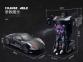 Inteligente Shape Shifting Robot 2.4G RC Deformación Deformación Stunt Cars Remote Robot Juguetes