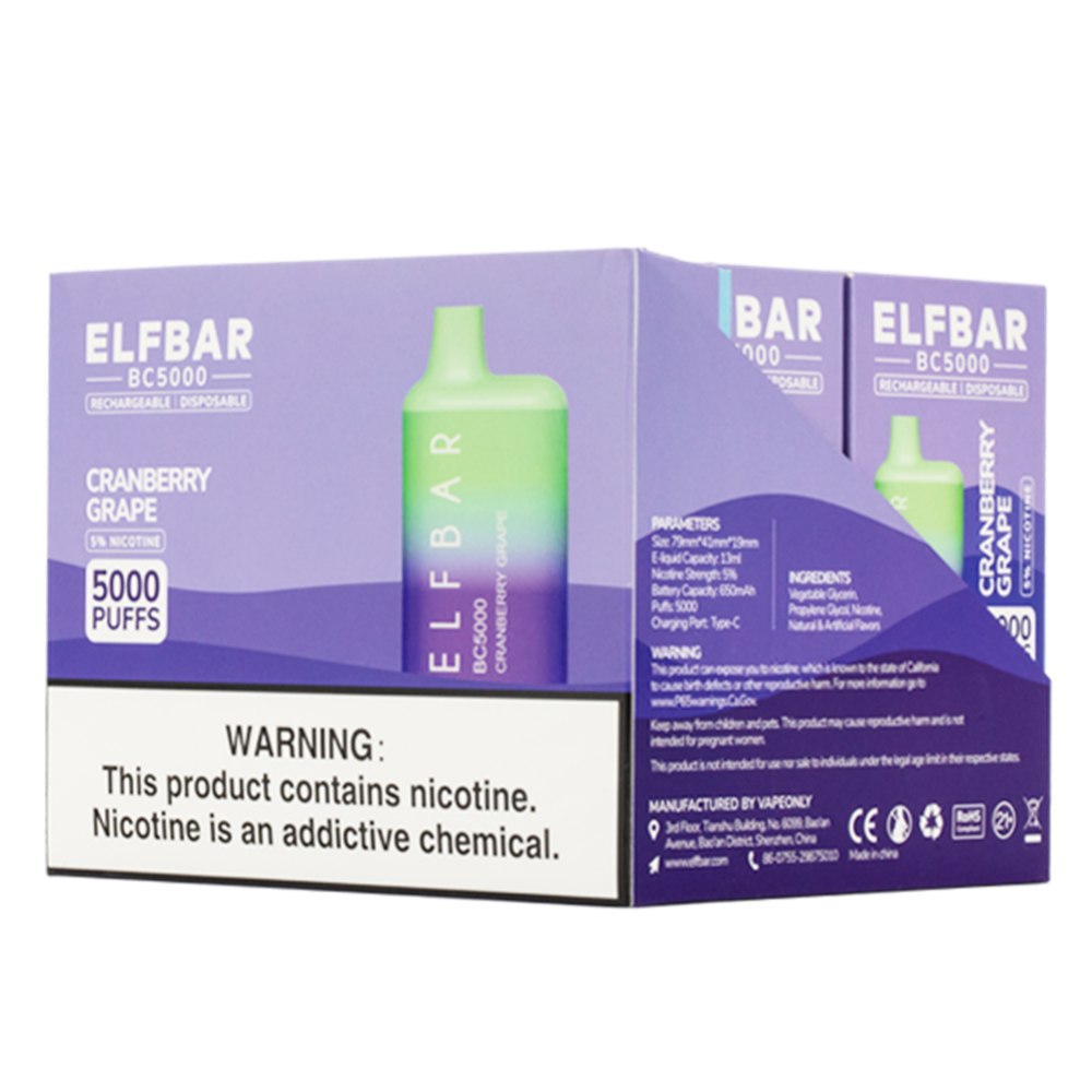 USA Elf Bar BC5000 Disposable Vape