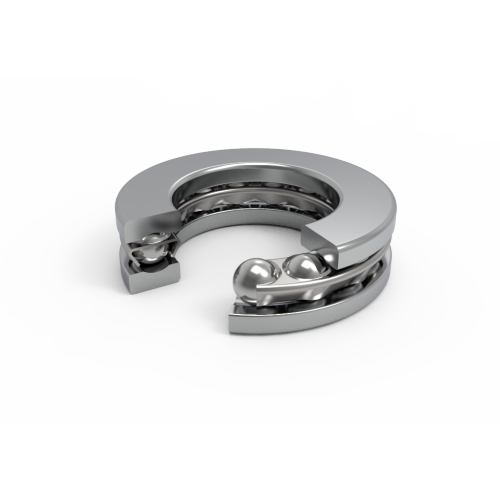 بلبرینگ یک جهته رانش با حلقه نشیمنگاهی تخت