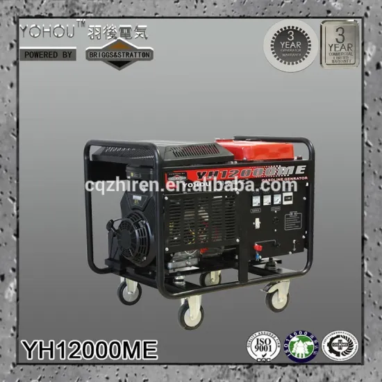 10KVA/10000VA 220 volt 230 volt 50hz key start portable gasoline generator for sale