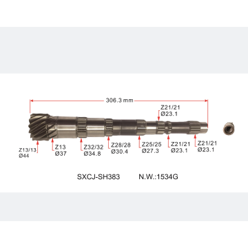 Manual Gearbox Synchronizer Shaft for Fiat (OEM 514170A)
