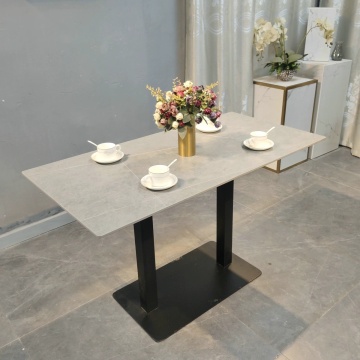 Square Shape Luxury Center Table Modern Furniture Marble Top Stainless Steel Coffee Table For Hotel