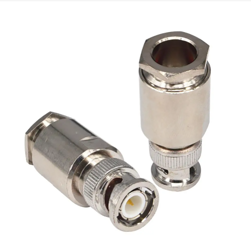 BNC Clamp Male Plug Adapter For RG213 Cable