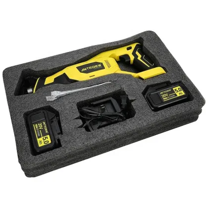 21V Heavy Duty Sabre Saw - Double Battery Portable Cordless Electric Sabre Saw Tool