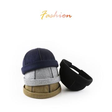 Knitted wool hat melon skin hat landlord hat