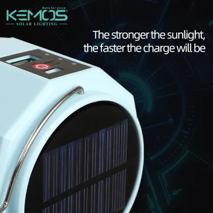 High Efficiency Waterproof Outdoor Solar Emergency Light - USB Charging 30w/50w LED Bulb