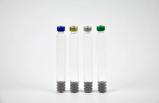 1ml Glass Cartridges With Colored Plastic Screw Cap