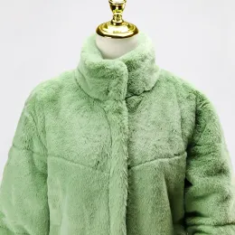 fashionable fur coat jacket