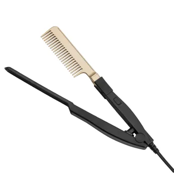 New Hair Styling Comb Copper Electric Hot Comb Hair Straightener