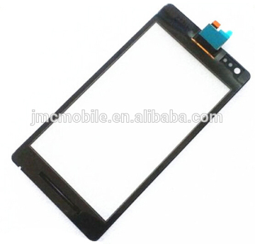 China factory touch screen lens glass touch panel touch digitizer assembly for Sony Xperia C2004