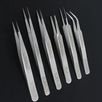 Japan RHINO RH Anti-acid High-precision Tweezers for Phone, Watch, Jewelry Repair