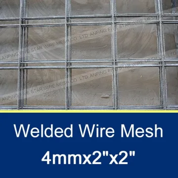 4mmx2"x2" Ribbed Concrete Construction Wire Mesh