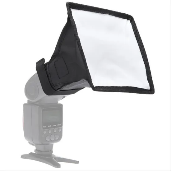 New Flash Diffuser Reflector Softbox Professional Mini Photo Diffuser Round Square Soft Light Box for Canon Nikon Sony Camera