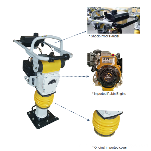 Construction Rammer with Robin Motor: Impact Tool for Efficient Building Projects