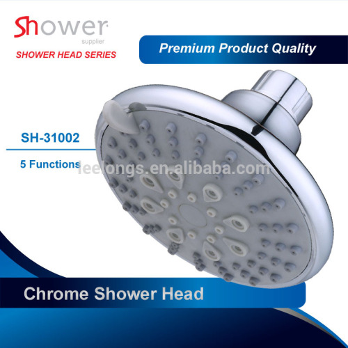 SH-31002 Bathroom Round Chromed 5 Functional Small Rain Shower Head