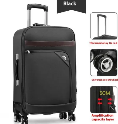 Oxford Cloth Zipper Universal Trolley Bag