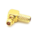 Right Angle MMCX Male Plug RF Coaxial Connector