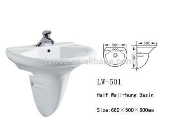 Wall- hung basin ,Pedestal sink .Pedicure bowl