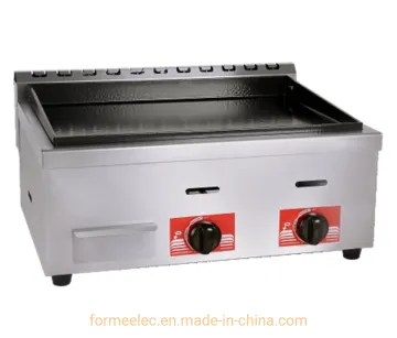 Kitchen Equipment Counter Top Griddle Gas Grill Enamel Grille Desktop Enamel Gas Griddles