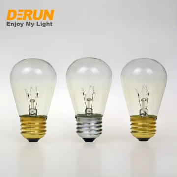 Vintage S14 E26/E27 Bóng đèn sợi đốt rõ ràng - Đèn chuỗi retro
