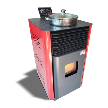Easy Pellet Stove: On-Button Start for Heating and Cooking